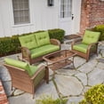 thumbnail image 2 of Hanover Kokomo 4-piece Outdoor Wicker Seating Set, 2 of 6