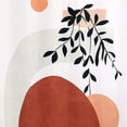 thumbnail image 2 of FNNMNNR Modern Abstract Stall Fabric Shower Curtain 60-Inch Aesthetic Cute Bathroom Shower Curtains Set Contemporary Art Minimalist Line Shapes Decorative Small Bath Curtain, 2 of 6