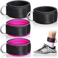 thumbnail image 1 of 2pairs Ankle Wrist Straps Adjustable Ankle Straps Cable Machine Padded Ankle Straps Exercise Cuff Attachments--Jinjin, 1 of 3