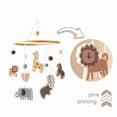 thumbnail image 4 of 2024 TOP! Baby Mobile for Crib - Jungle Animals Nursery Girl Or Boy Gender Neutral Handmade, 4 of 7