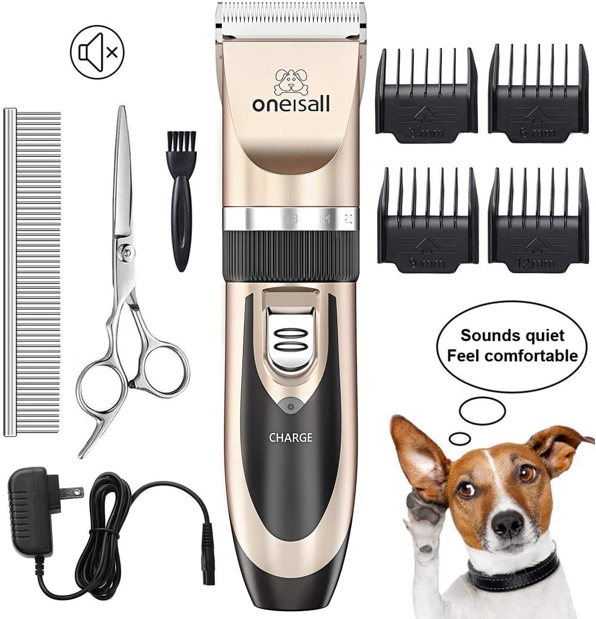 oneisall Dog Shaver Clippers Low Noise 