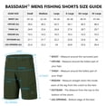 thumbnail image 3 of BASSDASH FP01M 10.5” Mens Fishing Cargo Shorts Quick Dry UPF 50+ Water Resistant, 3 of 6