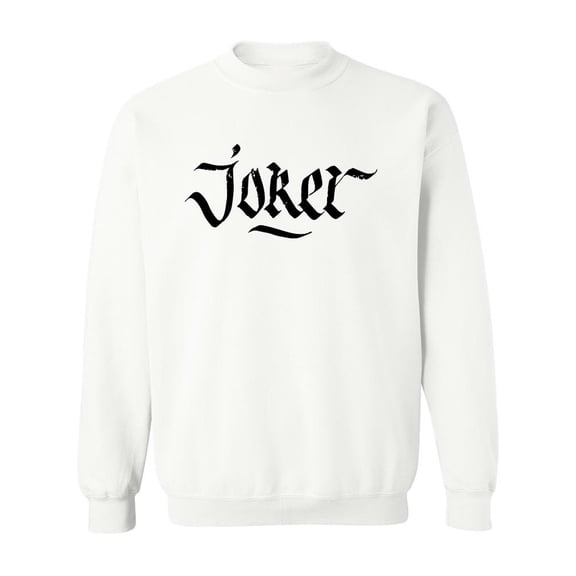 Joker Sign Sweatshirt Men -Image by Shutterstock, Male Large