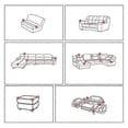 thumbnail image 3 of Funda elástica para sofá, funda elástica para sofá, para sofá esquinero en forma de L de 1 plaza requiere dos, 3 of 5