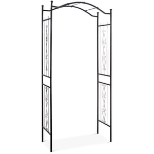 Best Choice Products 92" Steel Garden Arch Arbor with Wire Lattice