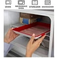 thumbnail image 7 of Food Tray Zero Waste Food Storage Containers Flat Reusable Freezer Food Preservation Tray Space Food Savers, 7 of 7