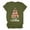 Army Green, variant on Womens T-Shirt Meowy Catmas Kitten Tree Print Crew Neck short sleeve tee Soft Lightweight Loose Fit Casual Holiday funny xams Cute Top