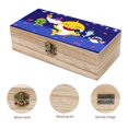 thumbnail image 3 of Baby Shark Caja Organizadora de Madera Rústica - Caja Decorativa Multifuncional para Escritorio, Hogar, Oficina, Joyas y Manualidades, 3 of 6