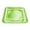 Green, variant on Square Inflatable Serving Tray for Pool Party, 60x60cm,Floating Drink Cooler Bar for Drinks, Fruits & Appetizers, Summer Outdoor Party Accessories