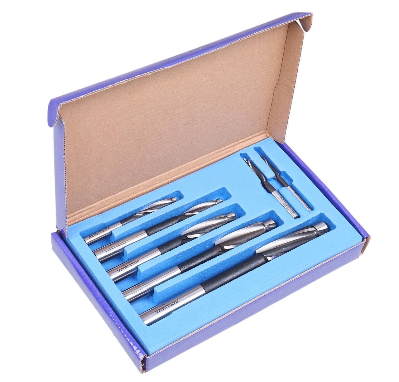 Accusize Metric H.S.S. Solid Cap Screw Counterbore Set, 7Piece Set