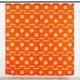 thumbnail image 2 of Clemson Tigers Printed Shower Curtain Cover - 70" x 72", 2 of 7