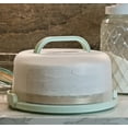 thumbnail image 4 of Top Shelf Elements Cake Carrier 10 inch x 6 Inch Mint Green, 4 of 6