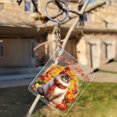 thumbnail image 3 of Happy Thanksgiving Ragdoll Give Thanks Fall Beanie Scarf Welcome Acrylic Keychain Cat Lover Kitten Owner Gifts Idea Collar Charm Tag Keyring - 00020, 3 of 5