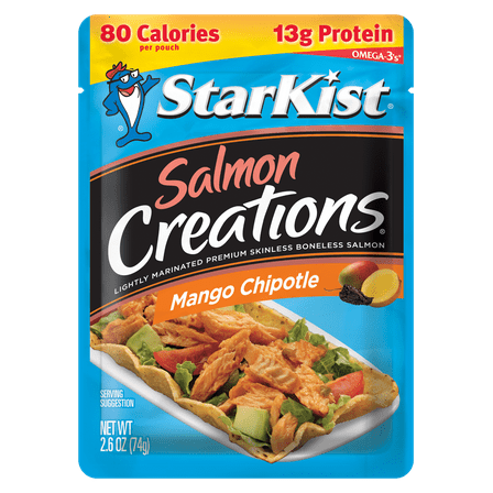 StarKist Salmon Creations, Mango Chipotle, 2.6 Ounce Pouch