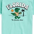 thumbnail image 2 of Instant Message - Florida, The Sunshine State - Toddler & Youth Short Sleeve Graphic T-Shirt, 2 of 6