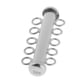 thumbnail image 5 of Collar y pulsera con conector de tubo deslizante en plata de ley 925, platino y oro rosa 5 Strand, 5 of 8