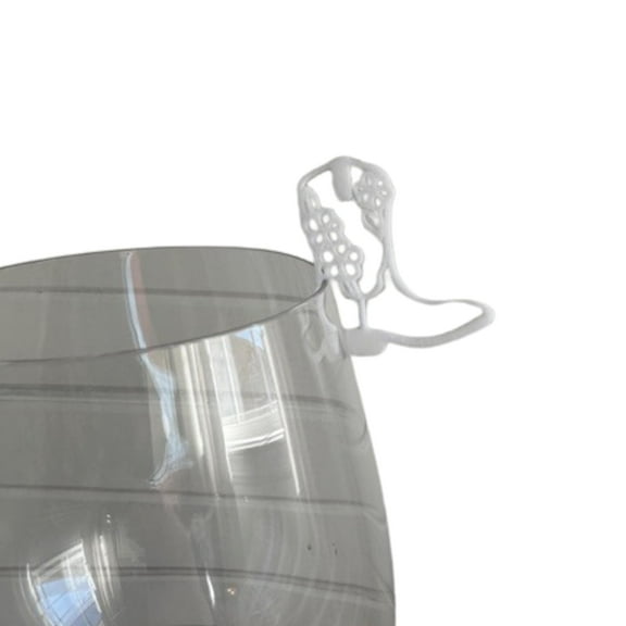 20 Count Floral Cowboy Boot Wine Glass Charm – Unique Topper for Wine Glasses, Western-Inspired Drink Marker, Bachelorette Party, Bridal Shower (White)