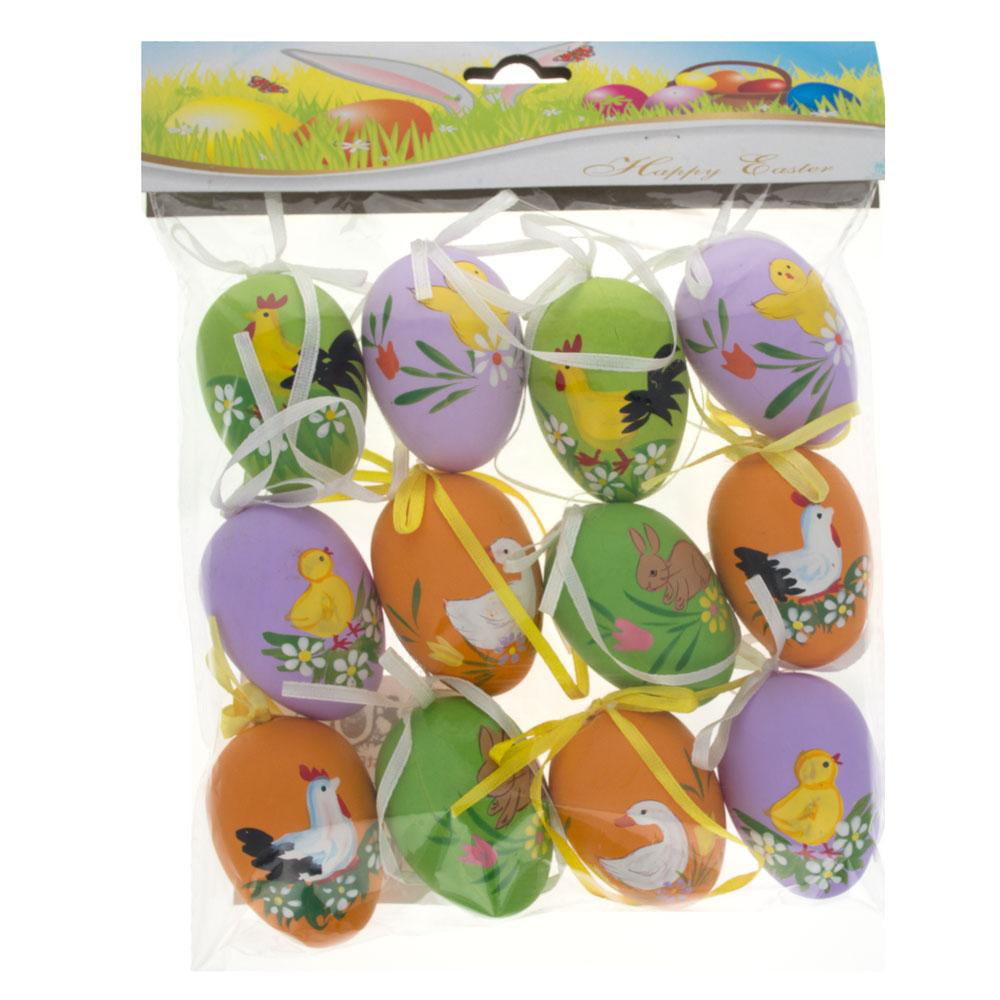 BESTPYSANKY Bunnies Decorating Easter Eggs Snow Globe