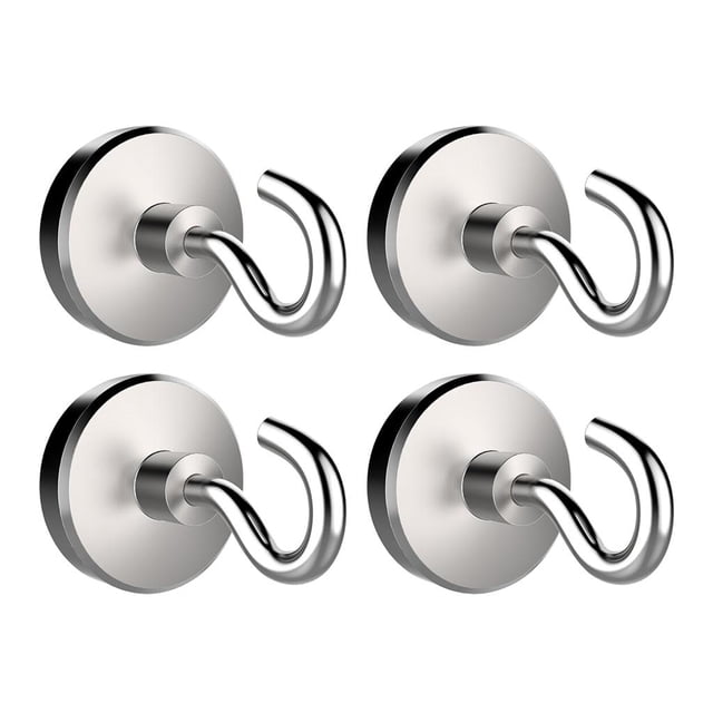 Perchas De s Magnéticos 4pcs Para , Cocina, Dormitorio Garaje Base mm Gloria Ganchos de suspensión magnética
