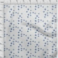 thumbnail image 3 of oneOone Cotton Cambric Teal Blue Fabric Flower Watercolor Sewing Material Print Fabric By The Yard 56 Inch Wide, 3 of 4