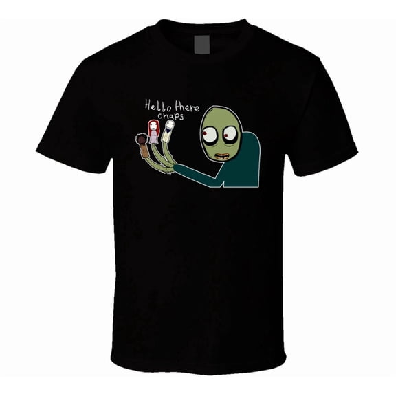 Cartoon Salad Fingers Rusty Spoons Graphic Design Cotton Unisex T-Shirt, up to size 5XL
