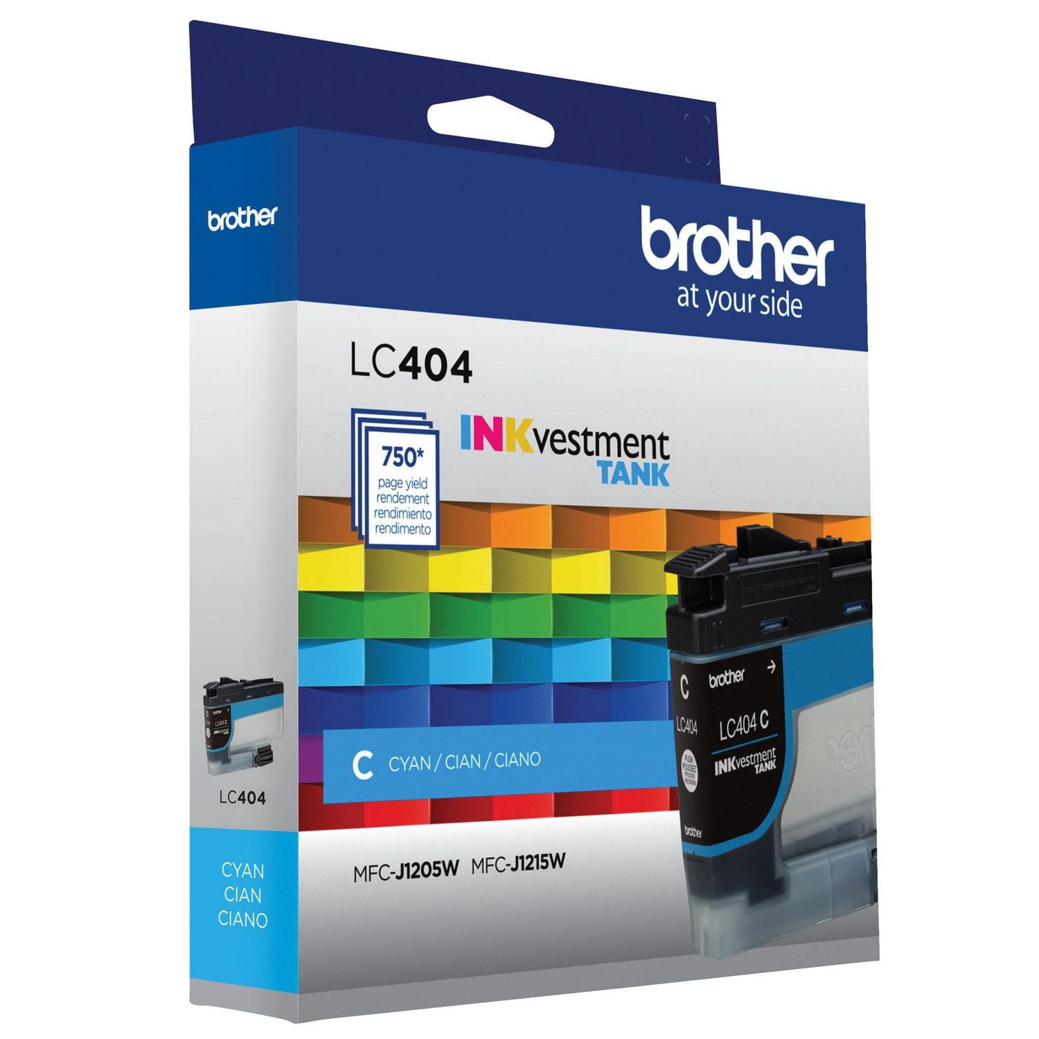 Brother LC404CS Cartouche d’encre authentique cyan à rendement standard