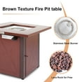 thumbnail image 4 of Legacy Heating 28” x 28” 50000 BTU Propane Fire Pit Table with Lid and Lava Rocks, 4 of 10