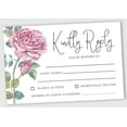 thumbnail image 1 of Inkdotpot 50 Cartes Vierges RSVP avec Enveloppes Blanches - Carte de Réponse Style Floral - RSVP pour Mariage - Dîner de Répétition - Shower de Bébé - Shower Nuptiale - Invitations de Fête de Fiançailles, 1 of 5