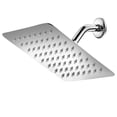 thumbnail image 1 of HotelSpa 8-inch 100% Stainless Steel Rainfall Shower Head with Ultra-Thin Low Profile, Waterfall Coverage, and 64 Easy-to-Clean Jets, Simple Install Without Tools â€“ Chrome Finish, 1 of 10