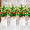 thumbnail image 4 of Naiovety 2 pack/lote de ramas de limón artificiales, fácil de limpiar, amplia aplicación para cualquier espacio, plástico de bajo Decoración Limón, 4 of 6