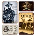 thumbnail image 1 of Kit Pintura Hierro Rectangular Placa Metal Vintage Marksman 20x30cm 4 Uds., 1 of 9