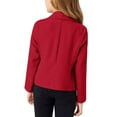 thumbnail image 3 of Lapel Collar Kids Girls Open Front Casual Blazer Coat, 3 of 5