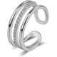 thumbnail image 1 of Anillo de Mujer Anillo Ajustable con Circonita Cúbica, Anillos Brillante y Elegante Anillo de Boda Regalo Ideal, 1 of 4