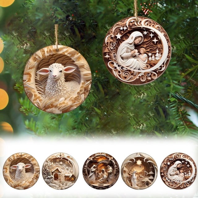 Vaidha Catholic Christmas Ornament