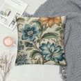thumbnail image 2 of Nawypu  Chinoiserie Outdoor Pillow Covers Boho Blue Floral Pillow Covers Vintage Farmhouse Outdoor Pillowcase Square Cushion Cover for Bedroom Sofa Couch Home Decor, 2 of 5