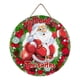 thumbnail image 2 of Ganfancp Decoración de Navidad Decoración con Motivos Alegres Señal de Bienvenida En La Puerta Principal Artículos En Liquidación Colgadores de Puerta X 1, 2 of 7