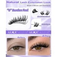 thumbnail image 3 of Flaunt Lash Clusters Wispy Eyelash Clusters 8-16mm Thin Band Cluster Eyelash Extensions DIY Salon Individual Lashes 168pcs Natural Volume Lash Extensions, 3 of 10