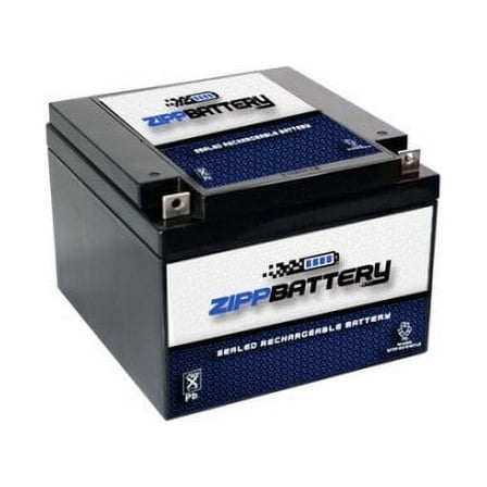 Zipp Battery 12V (12 Volts) 28Ah 336w Sealed Lead Acid (SLA) Battery - T3 Terminals By Zipp Battery