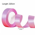 thumbnail image 5 of Grofry 1 Roll 0.98" Wide 25 Yards Satin Craft Ribbon，Bright Color Gift Wrapping Ribbon Bouquets Hair Ties Greeting Cards Wedding Decor, 5 of 8