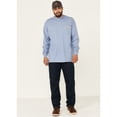 thumbnail image 2 of Carhartt Men's Fr Long Sleeve Pocket Work Shirt Med Blue XX-Large, 2 of 5