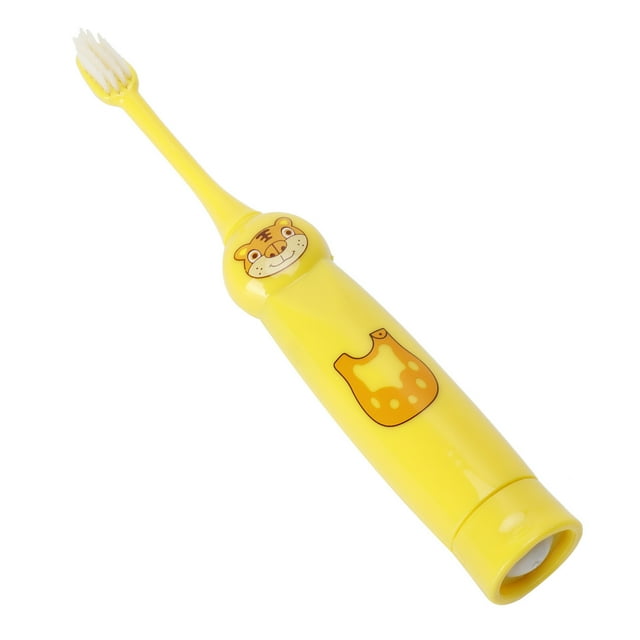 Kids Toothbrush,, Kids Electric Toothbrush, Waterproof Easy To Clean For Children Gift For Boys For Kids For Girls ,Yellow,Green