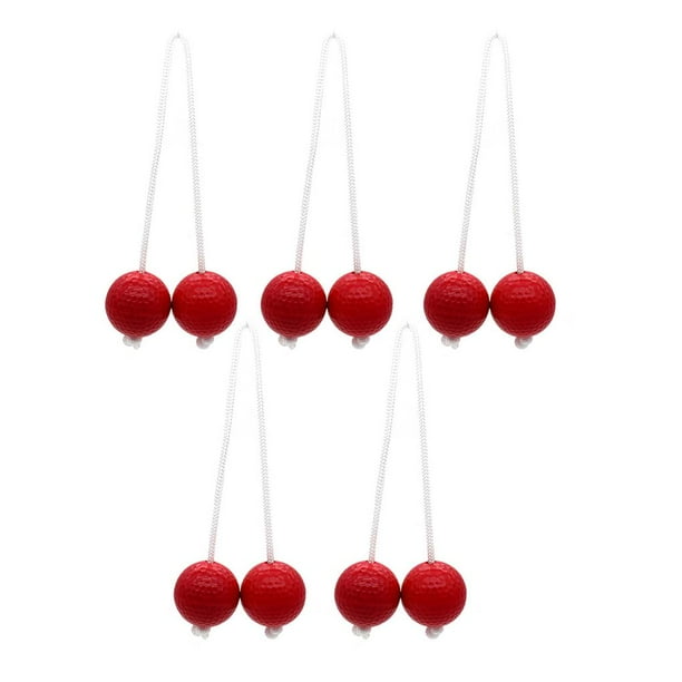 5 Pairs Ladder Ball Replacement Ladder Balls PE Ladder Toss Bola Set