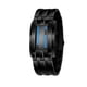 thumbnail image 3 of BEMS-Reloj con pantalla electrónica LED luminosa azul de acero (negro) (Mujeres), 3 of 5