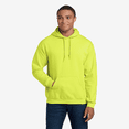 thumbnail image 5 of Gildan Men DryBlend Hi-Vis Work Hoodie, Safety Green, S, Moisture-Wicking Hooded Sweatshirt 2-Pack, 5 of 7