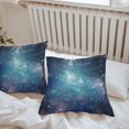 thumbnail image 6 of Throw Pillow Covers 24x24 Inch Set of 2, Blue Ombre Sky Waterproof Outdoor Pillow Covers, Vibrant Starry Sky Decorative Cushion Pillowcases for Couch, Sofa, Bed, Garden, Patio, 6 of 9