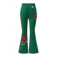 thumbnail image 6 of Leggings Yoga Pants for Womens Rose Pattern Leggings Pants High Waisted Butt Lifting Yoga Pants Tummy Control Tummy Control Elastic Waist Pants, 6 of 7