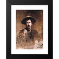 thumbnail image 2 of Frank Edwin Scott 14x18 Black Modern Framed Museum Art Print Titled - Portrait of the Painter by Himself, 2 of 5