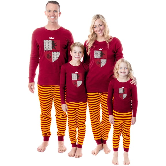 Harry Potter Coat Of Arms Sleep Tight Fit Family Pajama Set