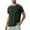 Army Green, variant on Mlzmgr T Shirts for Men Crew Neck Short Sleeve Dry Fitted Stretchy T Shirts Sports Workout Gym Shirts