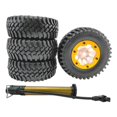 thumbnail image 1 of 1.9 "Caucho Inflable Llantas Llantas Neumáticos para SCX10 D90 90046 4WD RC Vehículos de Rastrero de Vehículos de Vehículos blanco Yotijar rc ruedas y neumáticos, 1 of 6